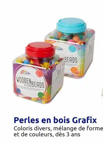 Action Perles en bois grafix offre