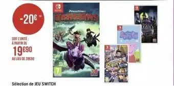 Sélection de jeu switch