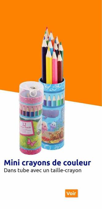 Action Mini crayons de couleur offre