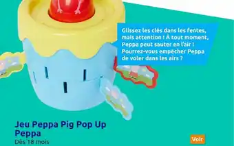 Action Jeu peppa pig pop up peppa offre
