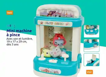 Action Mini machine à pince offre