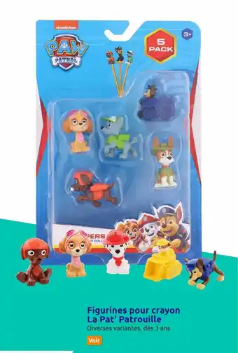 Action Figurines pour crayon la pat'patrouille offre