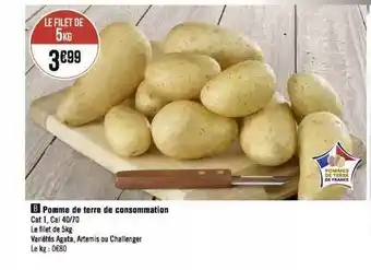 Géant Casino Pomme de terre de consommation offre