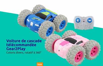 Action Voiture de cascade télécommandée gear2play offre