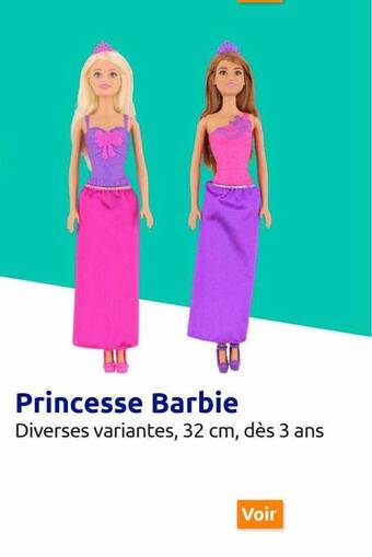 Action Princesse barbie offre