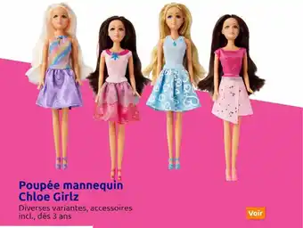 Action Poupée mannequin chloé girlz offre