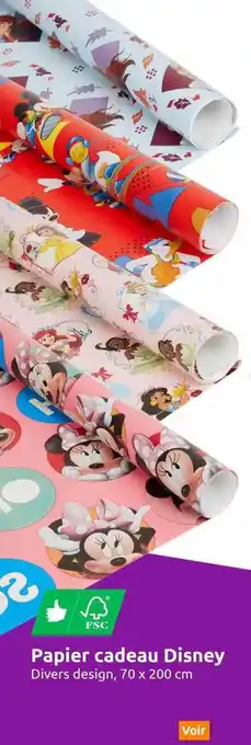 Action Papier cadeau disney offre
