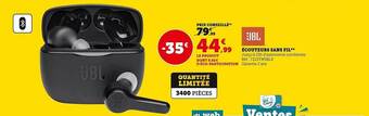 Hyper U Écouteurs sans fil jbl offre