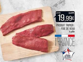 Match Produit tripier : foie de veau offre