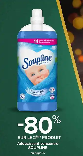 Carrefour Adoucissant concentré soupline offre