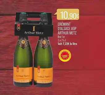 Match Crémant d'alsace aop arthur metz offre