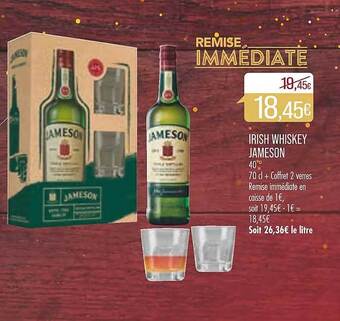 Irish whiskey jameson