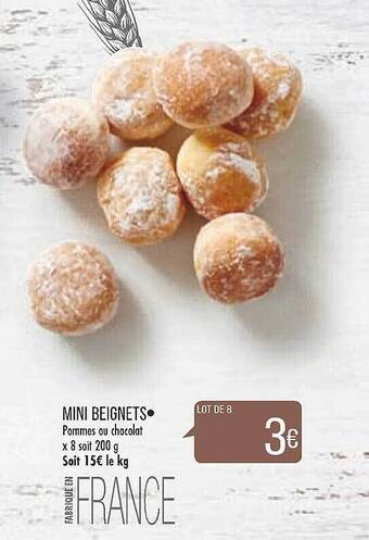 Mini beignets