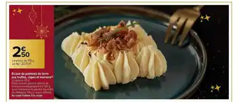 Carrefour Écrasé de pommes de terre aux truffes, cèpes et marrons offre