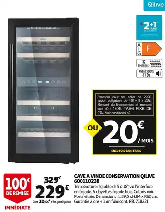Qilive cave a vin de conservation 600110238