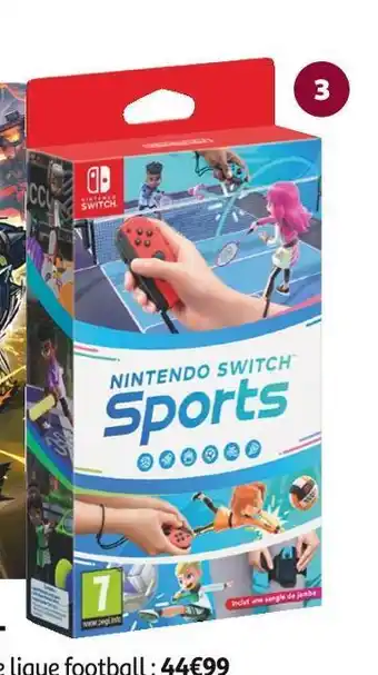 Auchan Le jeu switch sports offre