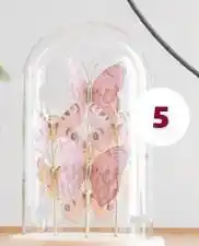 Auchan Actuel cloche avec papillons offre