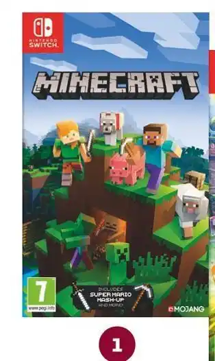 Auchan Le jeu switch minecraft offre