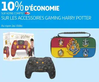 Auchan Harry potter 10% d’économie sur les accessoires gaming harry potter offre
