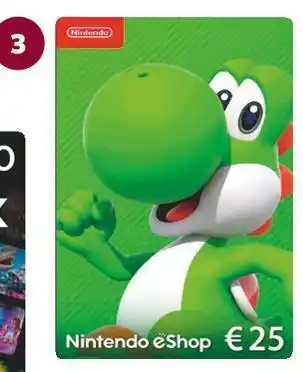 Auchan La carte nintendo e-shop offre