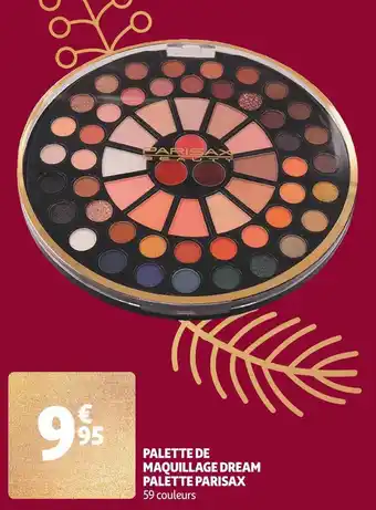 Auchan Palette de maquillage dream palette parisax offre