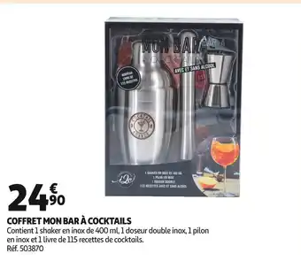 Auchan Coffret mon bar à cocktails offre