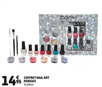 Auchan Coffret nail art parisax offre
