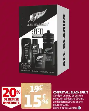 Auchan All blacks coffret spirit offre