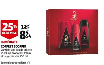 Auchan Scorpio coffret scorpio offre