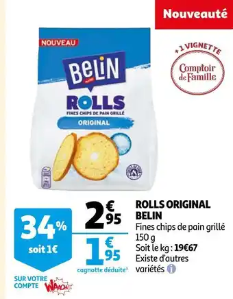 Auchan Belin rolls original offre