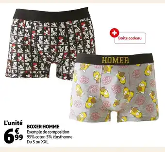Auchan Boxer homme offre