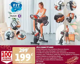 Auchan Vélo connecté xbike offre
