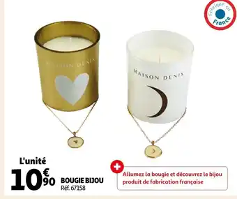 Auchan Bougie bijou offre