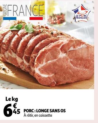 Auchan Porc : longe sans os offre