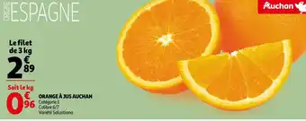 Auchan Auchan orange à jus offre