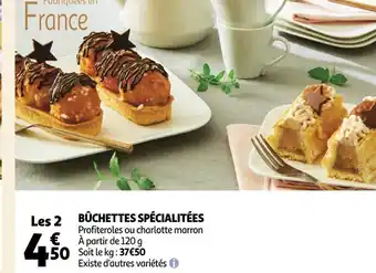 Auchan Bûchettes spécialitées offre