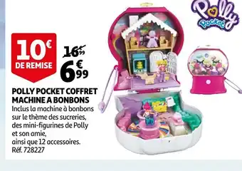 Auchan Polly pocket coffret machine a bonbons offre