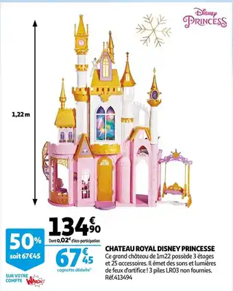 Disney chateau royal disney princesse