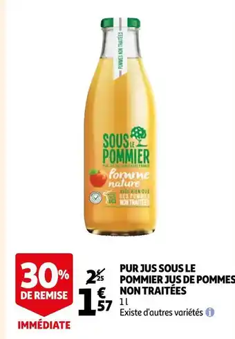 Sous le pommier pur jus jus de pommes non traitées