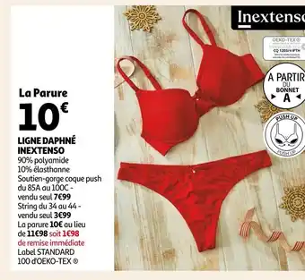 Auchan In extenso ligne daphné offre