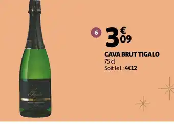 Auchan Tigalo cava brut offre