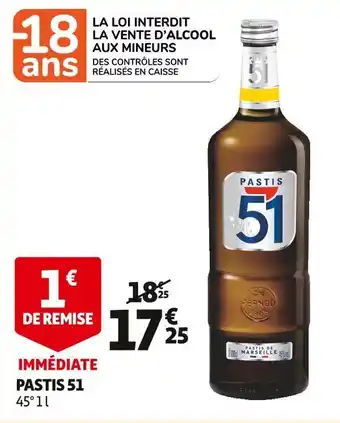 Auchan Supermarché Pastis 51 pastis 51 offre