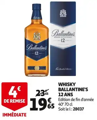 Ballantine's whisky 12 ans