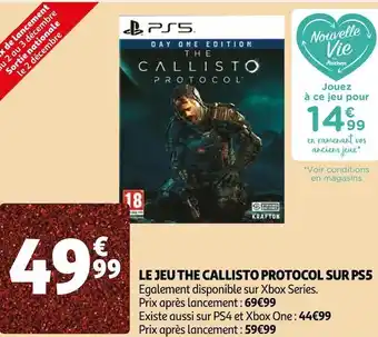 Auchan Le jeu the callisto protocol offre