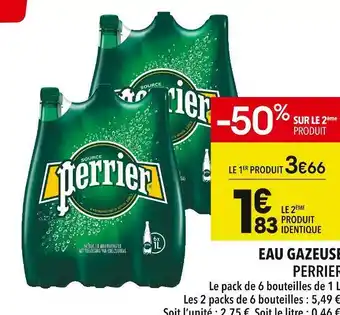 Supeco Perrier eau gazeuse offre