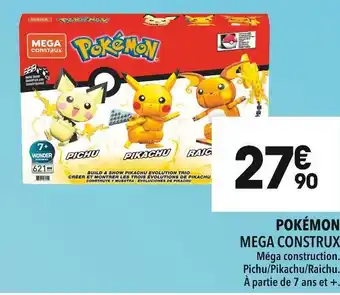 Supeco Mega construx pokémon offre