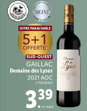 Lidl Gaillac Domaine Des Lyses offre