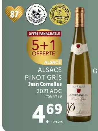 Lidl Alsace Pinot gris Jean Cornelius offre