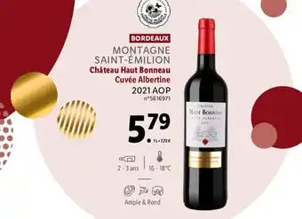 Lidl Montagne Saint-Emilion offre