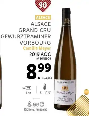Lidl Alsace Grand Cru Gewurztraminer Vorbourg offre